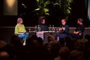 Von Nadia Brügger moderiert, treten im Festsaal derweil Frauen unterschiedlicher Generationen ins Gespräch: Anja Glover, Eva Herzog und Patricia Purtschert.